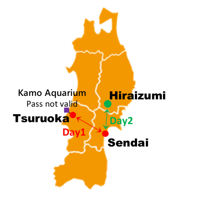 World-Class Jellyfish Aquarium & World Heritage HIRAIZUMI 2 Days