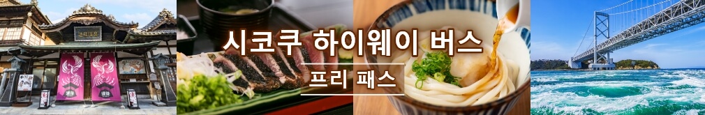 시코쿠 하이웨이 버스 프리 패스