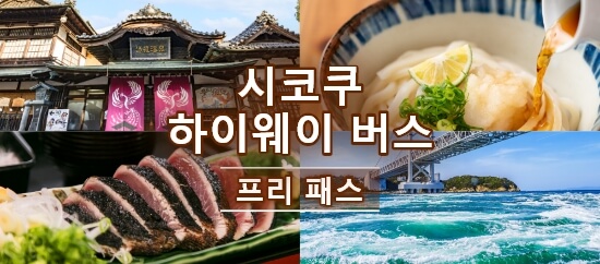 시코쿠 하이웨이 버스 프리 패스