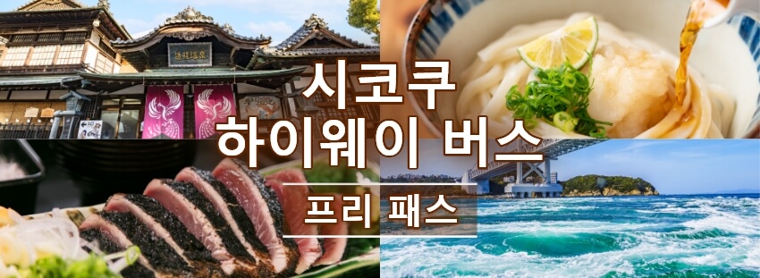 시코쿠 하이웨이 버스 프리 패스